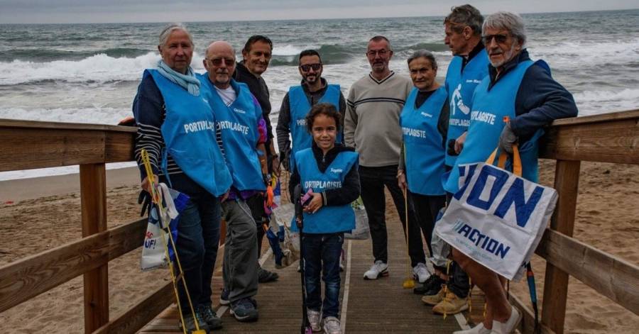 Portiragnes - Les Portiplagistes réalisent à une belle action citoyenne tous les dimanches !