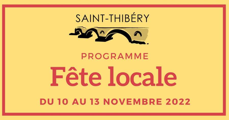 Saint-Thibéry - Le programme de la fête locale à partir du 10 novembre