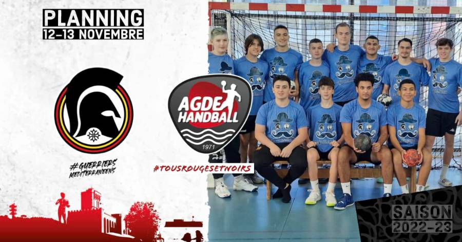 Handball Agde - Le planning du week-end pour le Agde Handball !