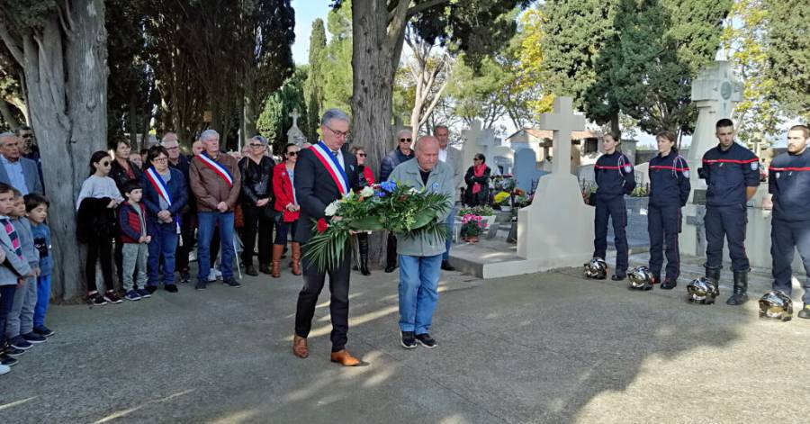 Pomérols - La commune a commémoré l'Armistice signée le 11 novembre 1918
