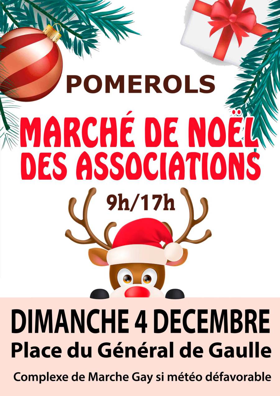 Pomérols - Téléthon et Marché de Noël le 4 décembre à Pomérols !