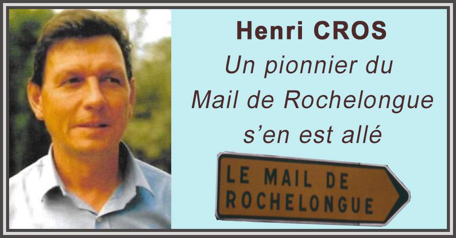 Cap d'Agde - Henri CROS: Un pionnier du Mail de Rochelongue s'en est allé.