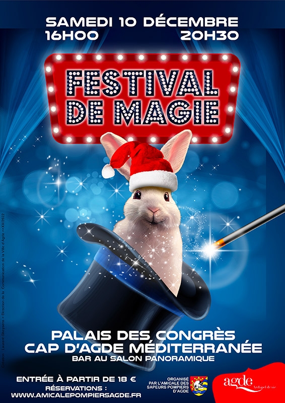 Cap d'Agde - L'Amicale des pompiers d'Agde organise un Festival de Magie !