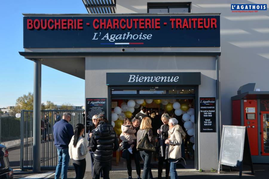 Agde - La Boucherie L'Agathoise : Une superbe inauguration  !
