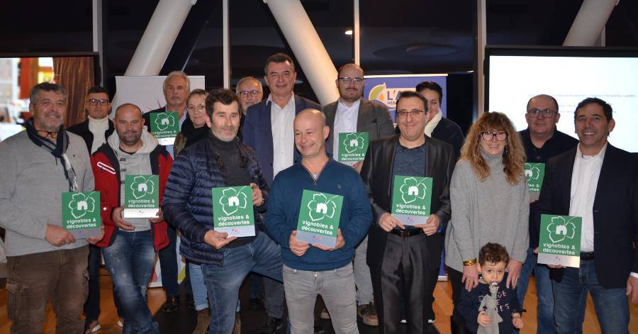 Agglo Hérault Méditerranée - Distinction des professionnels labellisés Vignobles et Découvertes