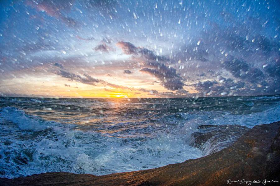 Cap d'Agde - Photos : Petit coup de vent et de mer sur la côte Cap Agathoise