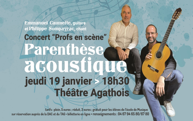 Agde - Une parenthèse musicale entre amis, le 19 janvier au Théâtre Agathois
