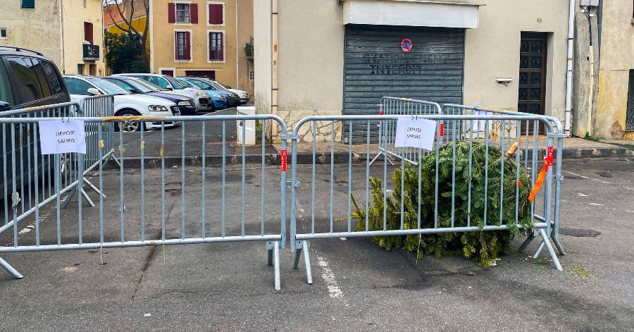 Vias - Vous pouvez déposer votre sapin sur la place de l'Eglise à Vias