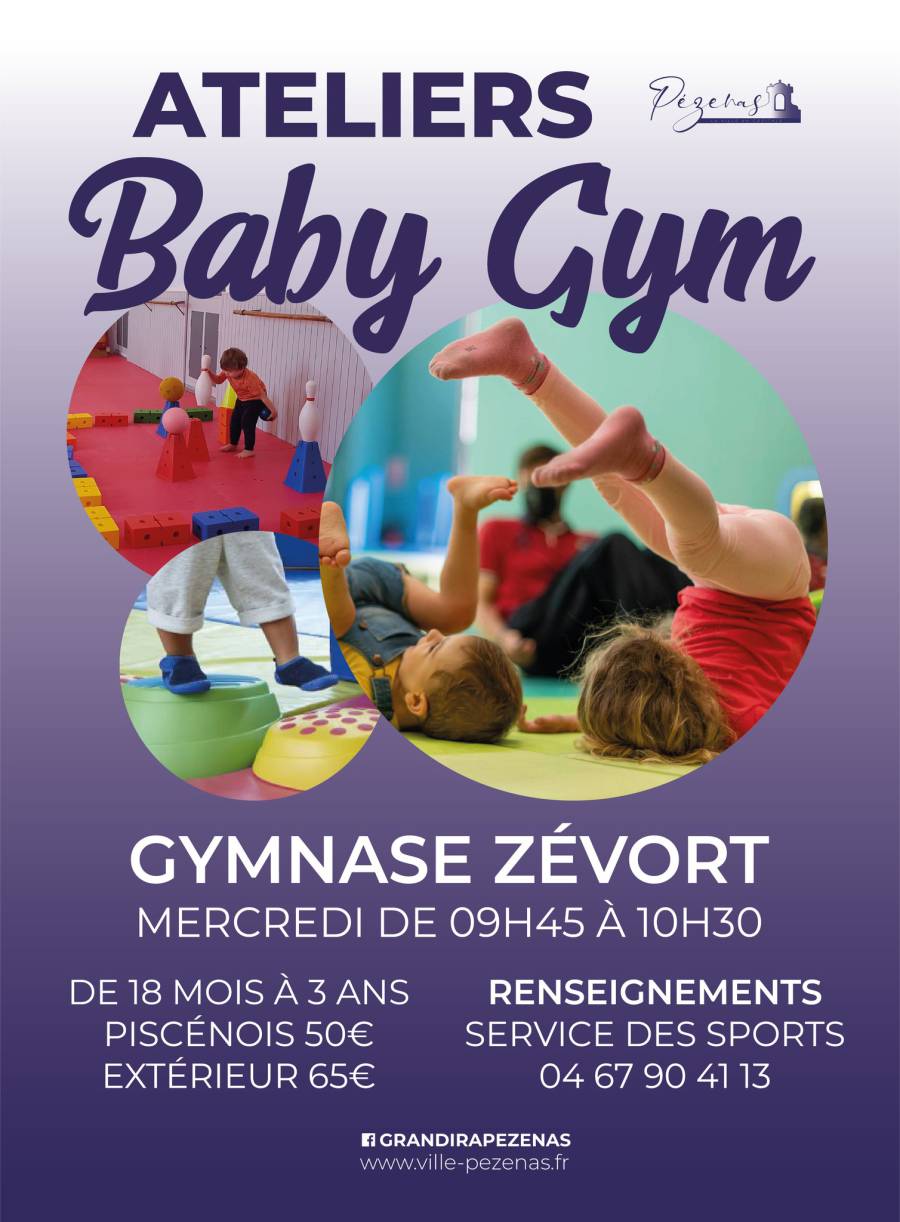 Pézenas - Baby Gym - la Ville ouvre une nouvelle session début février