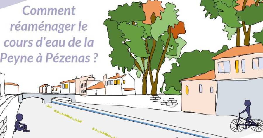 Pézenas - Concertation citoyenne sur l'aménagement de la Peyne à Pézenas