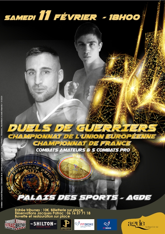 Sports de combat Agde - Les boxeurs Agathois prêts au combat pour le 11 Février à Agde !