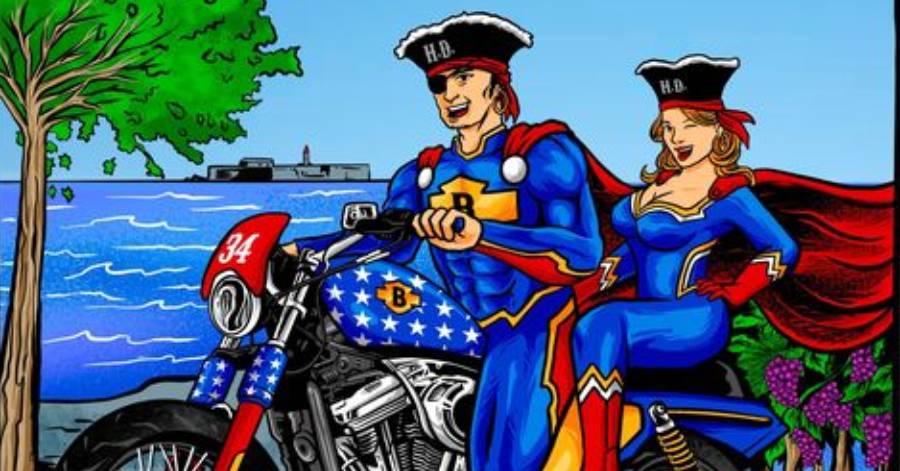 Cap d'Agde - Découvrez l'affiche de la 34ème Brescoudos Bike Week