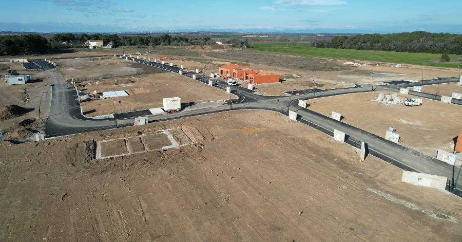 Vias - Les travaux de la ZAC Fontlongue avancent bien !