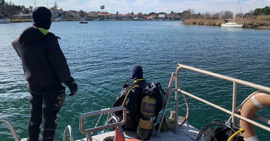 Agde - Archéologie : Fin des fouilles dans le fleuve Hérault à Agde