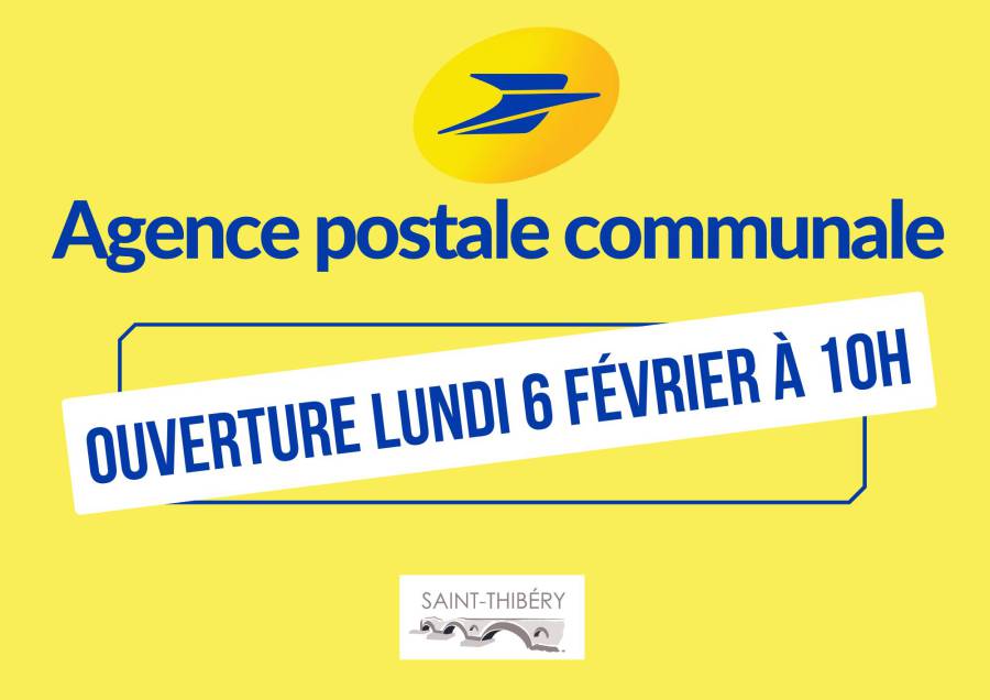Saint-Thibéry - L'agence postale de Saint-Thibéry ouvre aujourd'hui