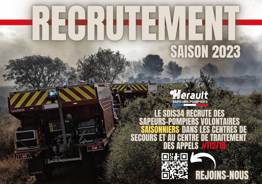 Hérault - Le SDIS de l'Hérault recrute des sapeurs-pompiers volontaires saisonniers