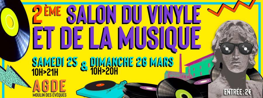 Agde - Le Salon du Vinyle et de la Musique revient à Agde !