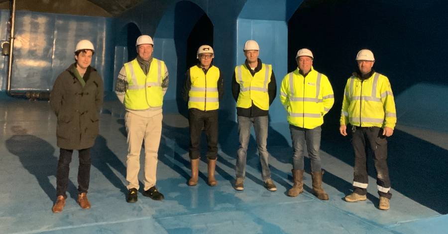 Pézenas - Visite de chantiers pour Armand Rivière, maire de Pézenas