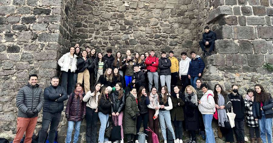 Agde - Des lycéens Espagnols à Agde pour une visite du cœur historique