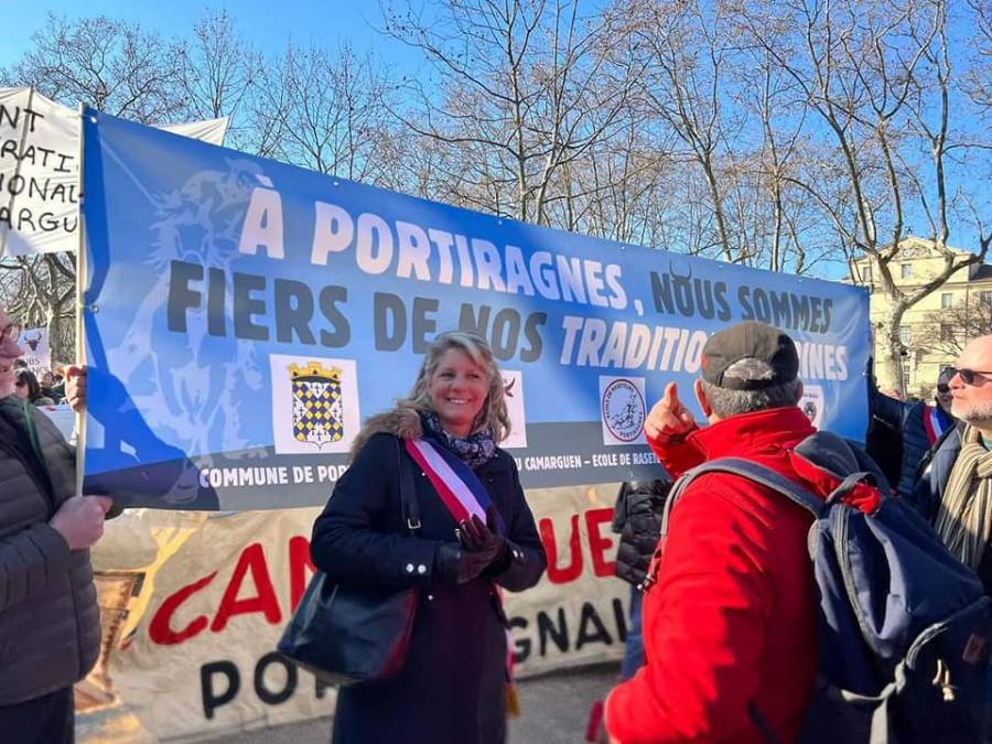 Portiragnes - Manifestation de soutien et défense de la bouvine, des traditions et de la ruralité !