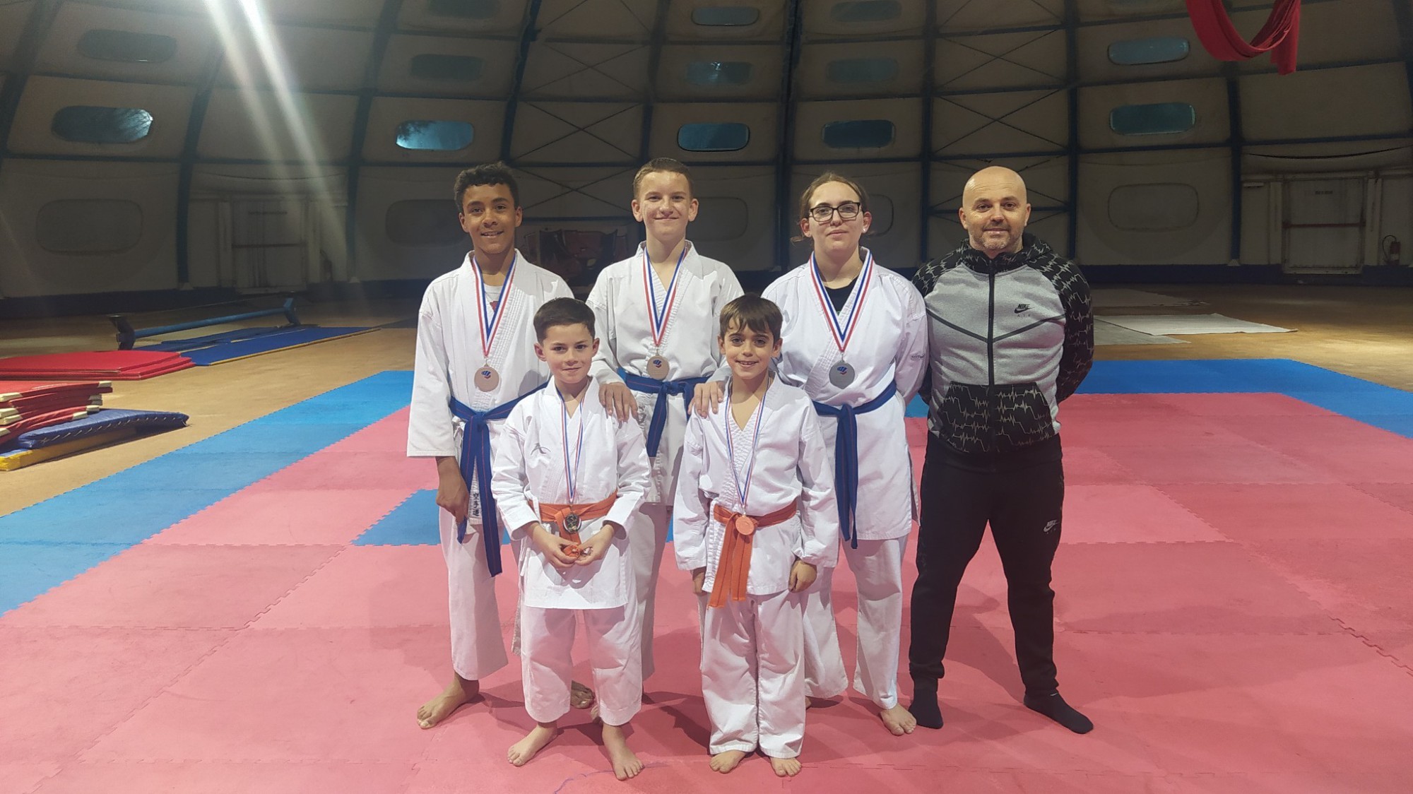Arts martiaux Agde - Les jeunes karatékas Agathois en forme !