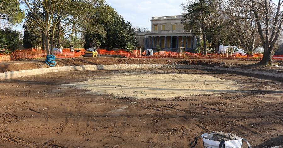 Agde - L'écrin de verdure du Château Laurens se dévoile peu à peu