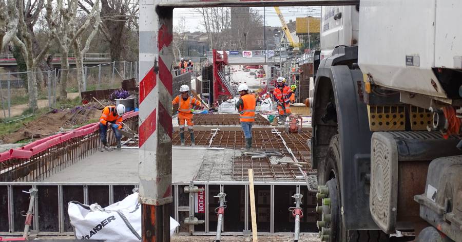 Agde - Suppression du passage à niveau à Agde : poursuite des travaux