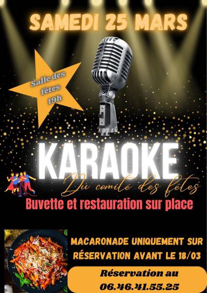 Bessan - Les prochains rendez-vous du comité des fêtes entre assemblée et karaoké géant