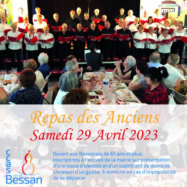 Bessan - Les inscriptions sont ouvertes au traditionnel repas offert par la ville aux aînés