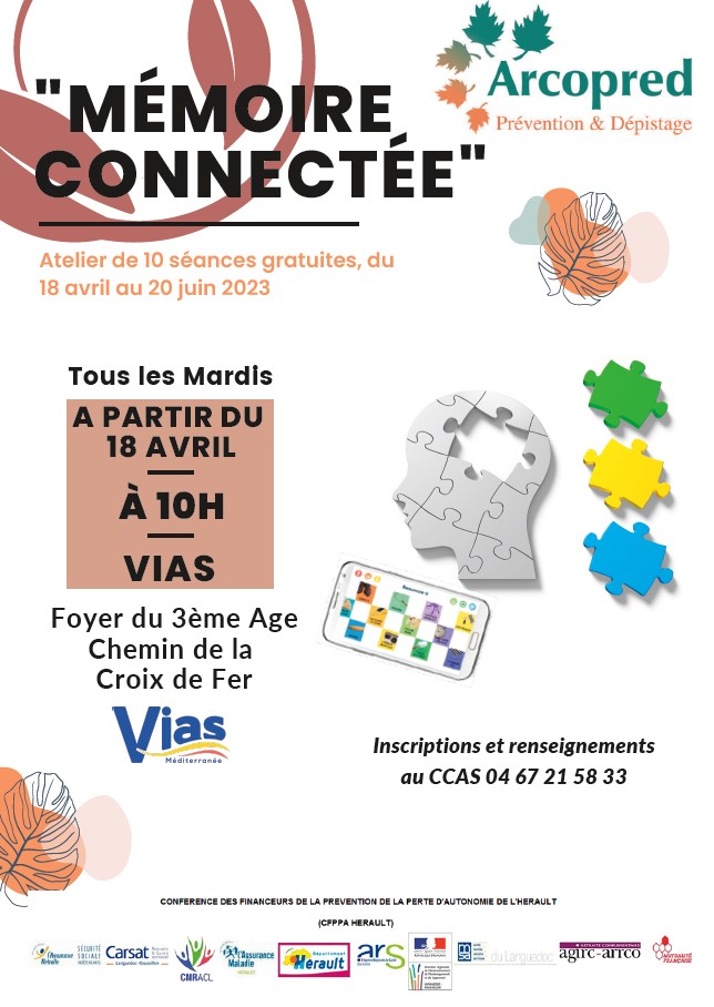 Vias - Le CCAS organise des ateliers  mémoire connectée 