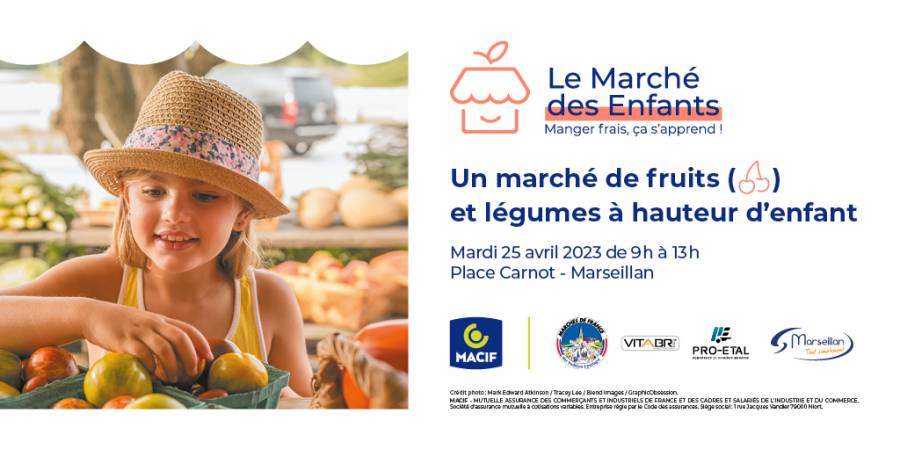 Marseillan - Retour du Marché des enfants : Pour sensibiliser au Bien Manger