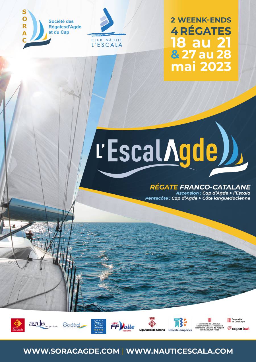 Sports nautique Cap d'Agde - La Société des Régates d'Agde et du Cap est prête à lancer la 19ème édition de l'EscalAgde