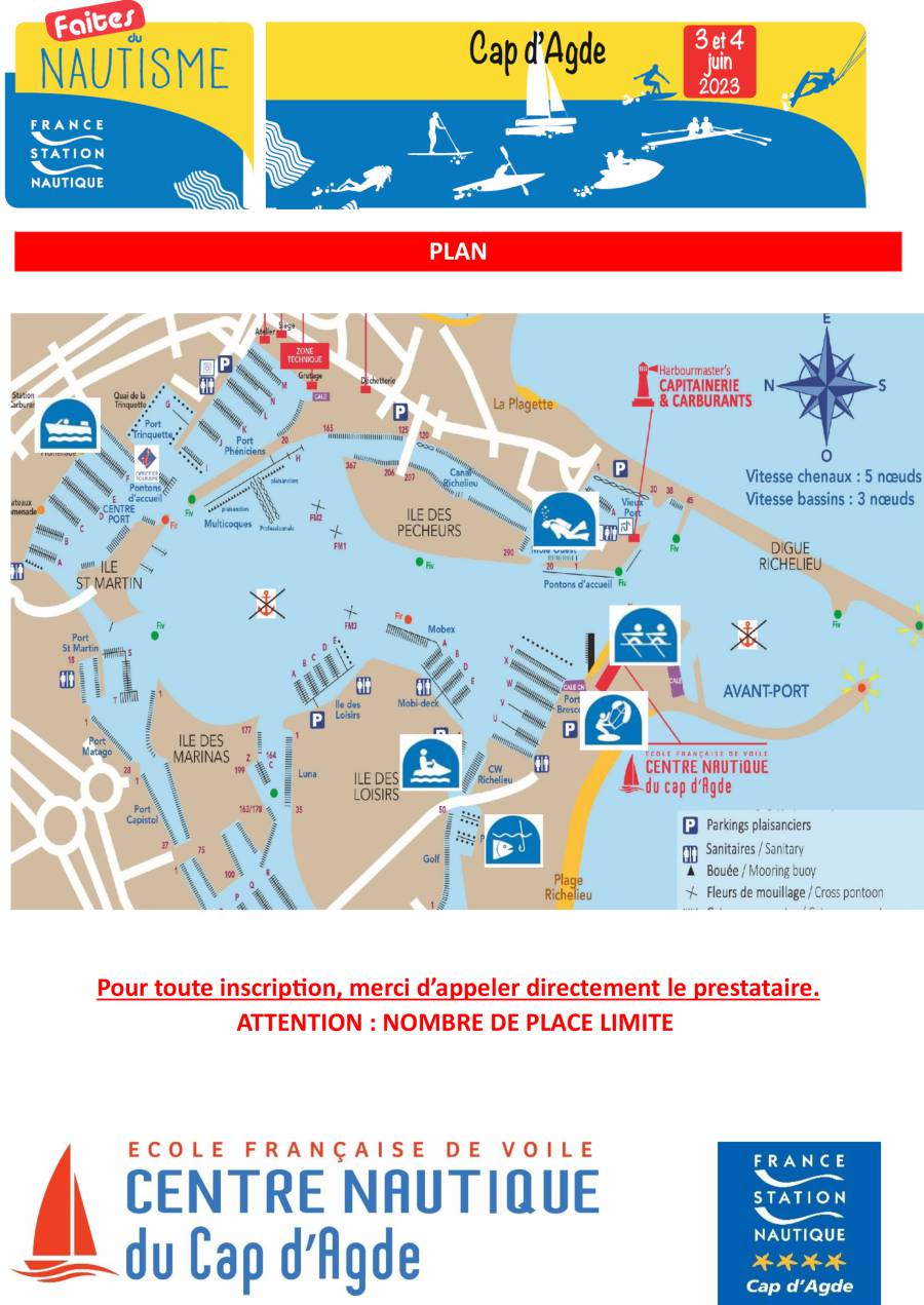 Sports nautique Cap d'Agde - Du 2 au 4 juin 2023, c'est la première étape de l'ENGIE KITE TOUR