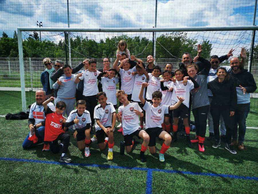 Football Agde - Les U13 du RCOA dans les 5 meilleures équipes d'Occitanie !