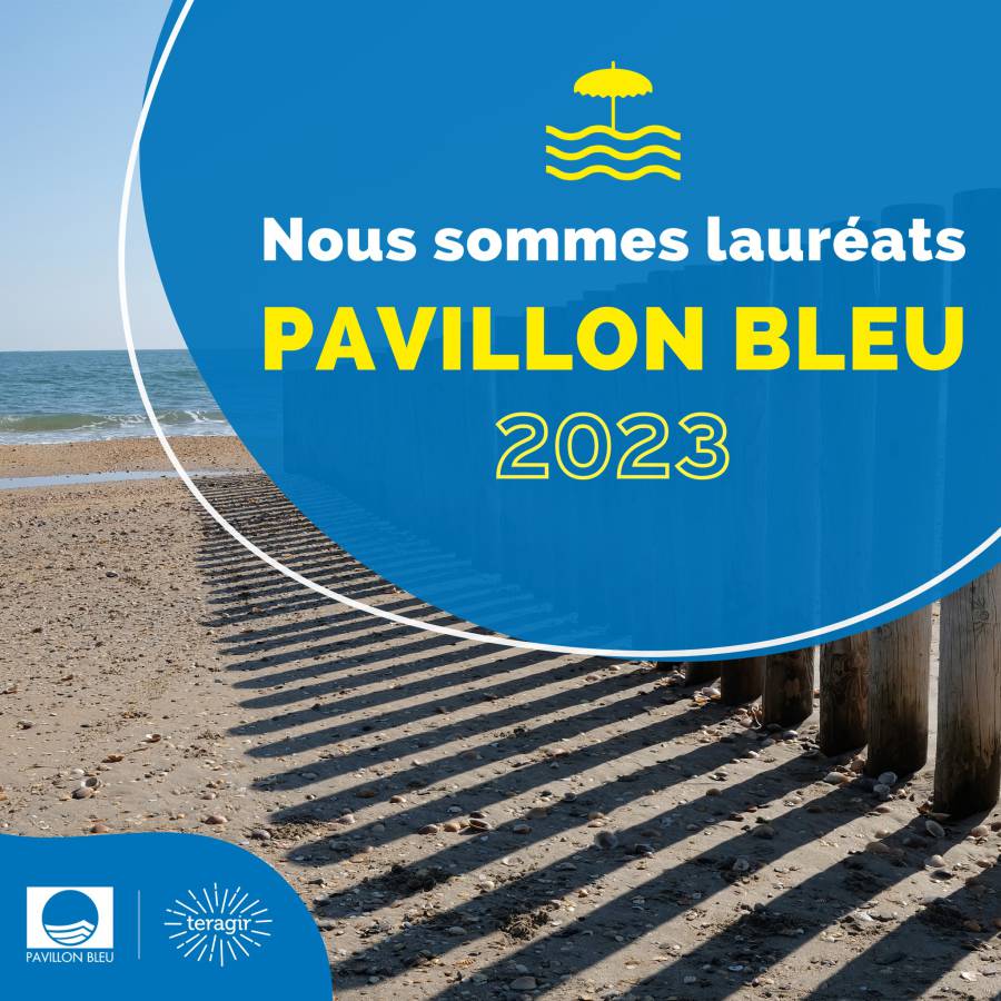 Marseillan - La Ville de Marseillan est fière d'obtenir le label Pavillon Bleu 2023 !