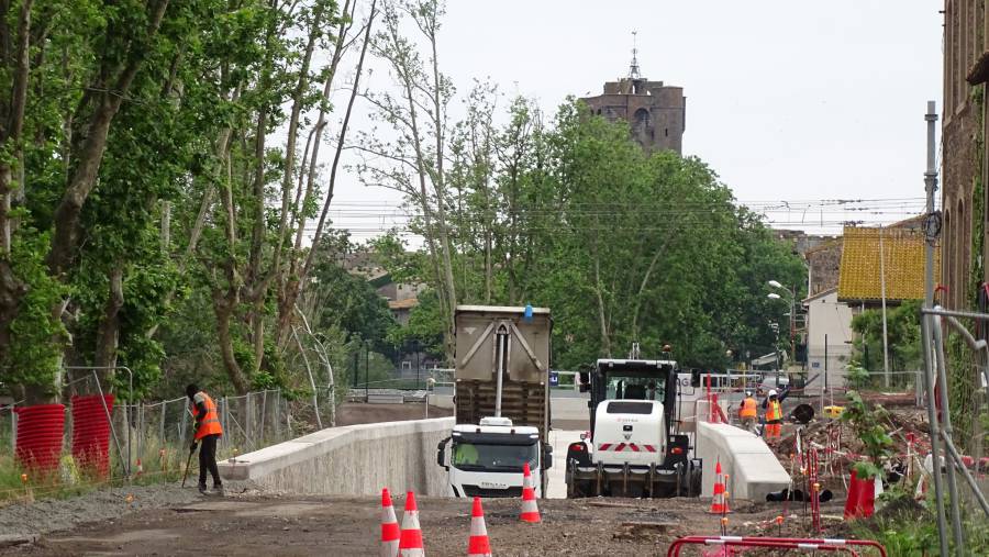 Bessan - La réouverture de la route départementale d'Agde annoncée pour le 21 juin
