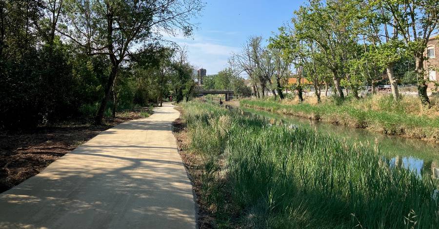 Agde - La Méridienne : la première piste cyclable intercommunale !