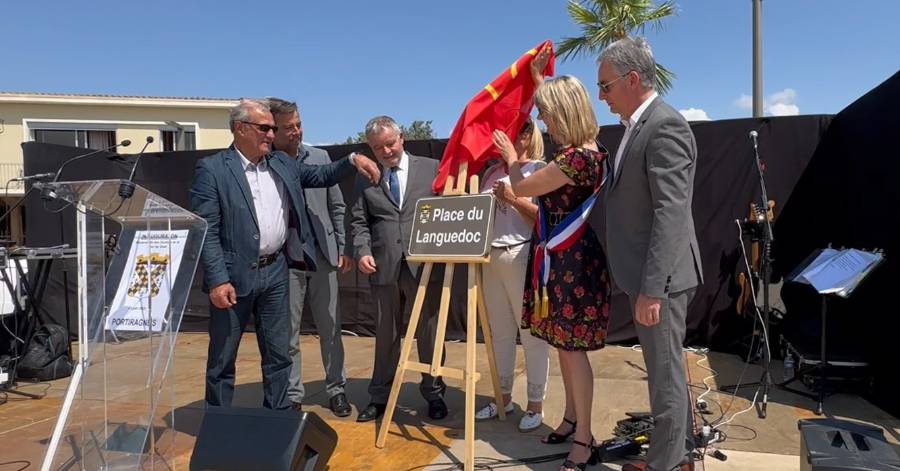 Portiragnes - Boulevards et Place inaugurés à Portiragnes-Plage