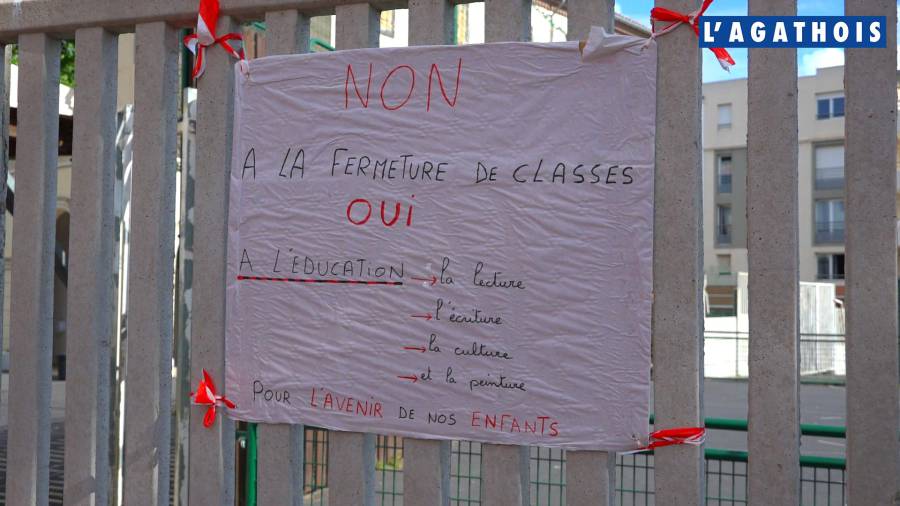 Agde - Non à la fermeture d'une classe à l'école Anatole France d'Agde !