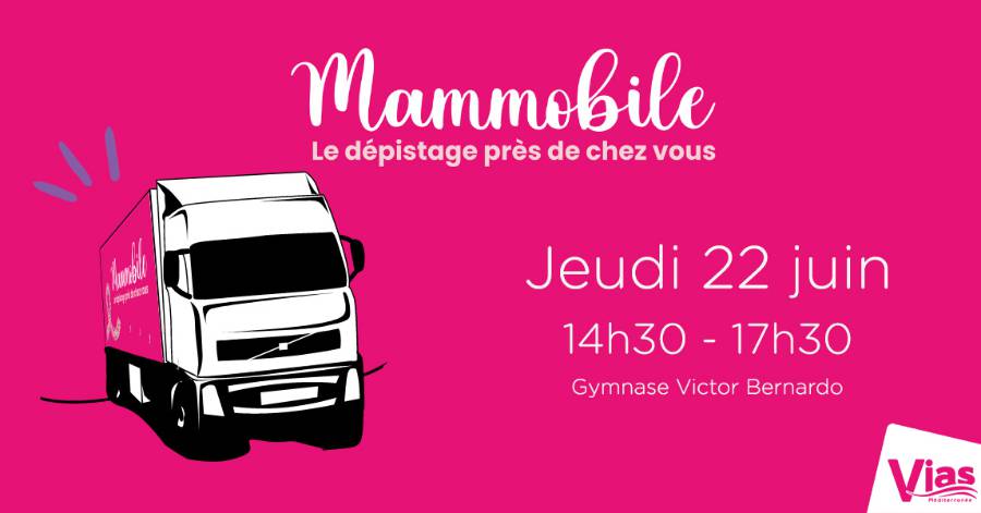 Vias - Un examen gratuit pour toutes ! Le Mammobile sera à Vias jeudi 22 juin