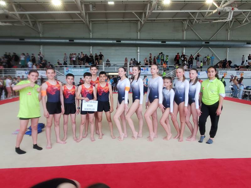 Bessan - Les gymnastes du collège entre excellents résultats et spectacle de fin d'année