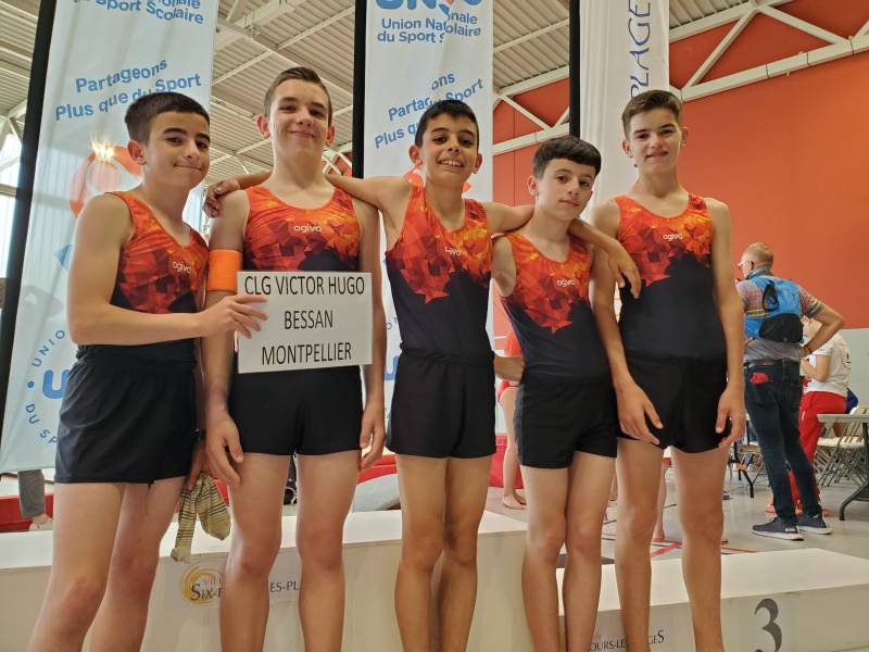 Bessan - Les gymnastes du collège entre excellents résultats et spectacle de fin d'année