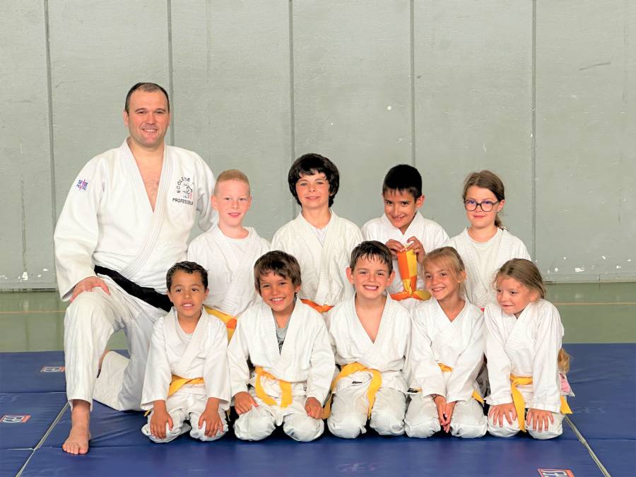 Portiragnes - Remise de ceintures pour les judokas de l'atelier Judo de Portiragnes