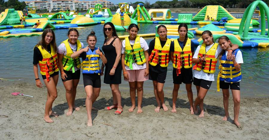 Cap d'Agde - Une sortie à Aqua Park avec le dispositif Allez Les Filles !
