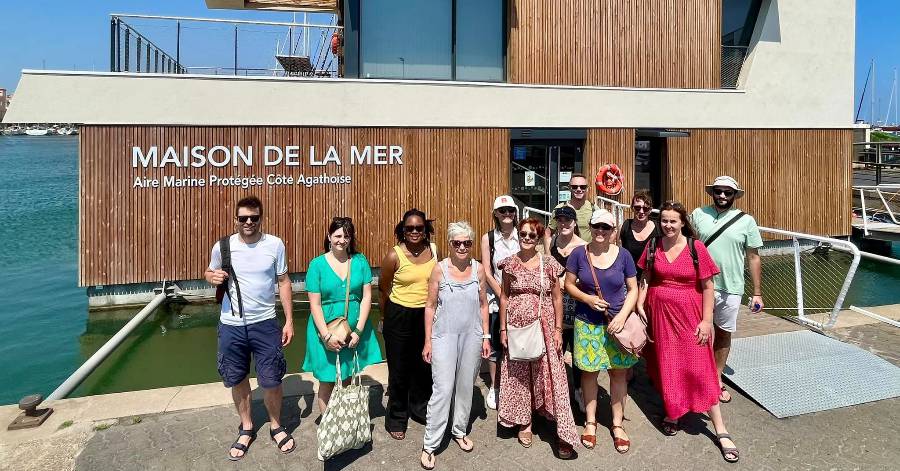 Cap d'Agde - La région Occitanie partenaire de l'AMP en visite au Cap d'Agde