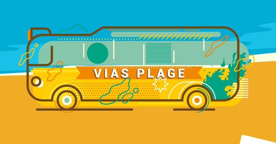 Vias - La ligne saisonnière de bus bientôt accessible pour relier Vias à Vias-Plage