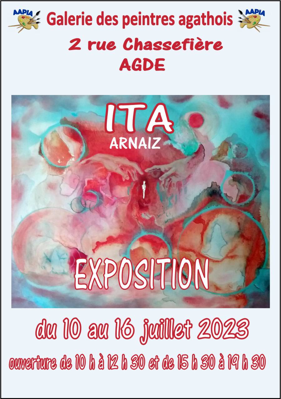 Agde - La galerie des peintres agathois expose les œuvres de Ita Arnaiz