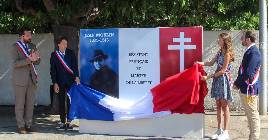 Vias - Retour sur le 80ème anniversaire de la mort de Jean Moulin à Vias
