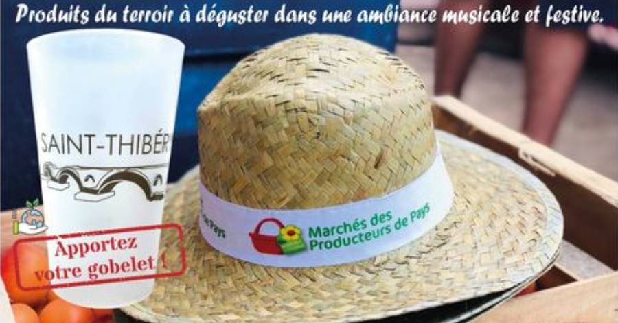 Saint-Thibéry - Marché Festif de Producteurs mercredi 26 juillet à Saint-Thibéry