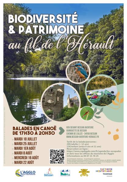 Bessan - De nouvelles balades biodiversité au départ de la base de loisirs de la Guinguette